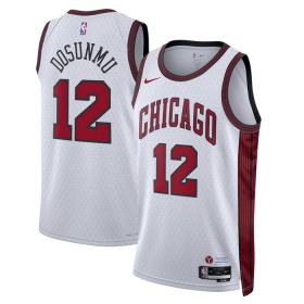 Dres Chicago Bulls Ayo Dosunmu 12 Nike 2022-23 City Edition Bijela Swingman
